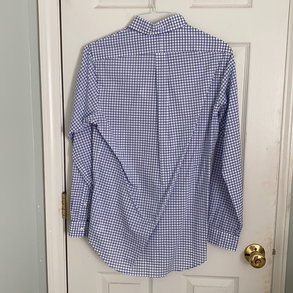 NWT Ralph Lauren Blue White Plaid Button Down - S - Picture 6 of 13